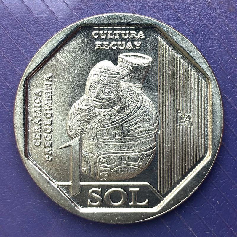 Perú - Moneda 1 Sol 2026 - Cultura Recuay