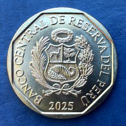 Peru - Coin 1 Sol 2025 -  Nasca culture