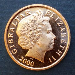Gibraltar - Coin 1 Penny 2000