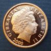 Gibraltar - Moneda 1 Penique 2000