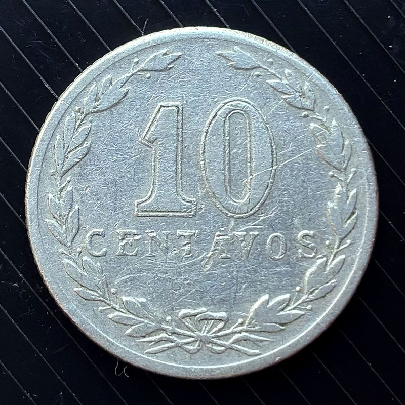 Argentina - Coin 10 cents Mon. Nac. 1938