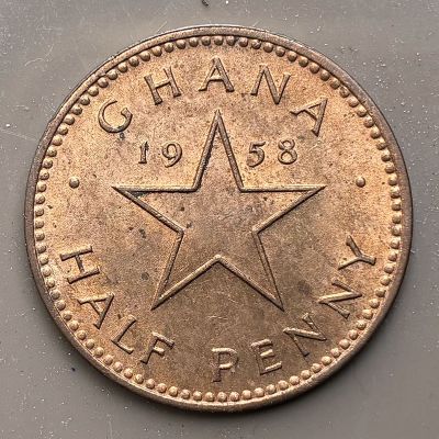 Ghana - Coin 1/2 Penny 1958