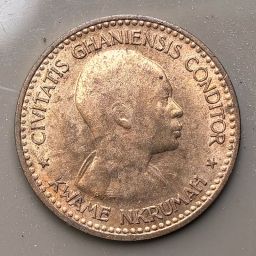 Ghana - Moneda 1/2 Penique 1958