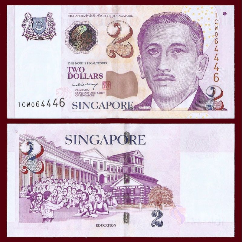 Singapore - Banknote 2 Dollars 1999