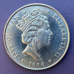 Isle of Man - Coin 5 Pence 1986
