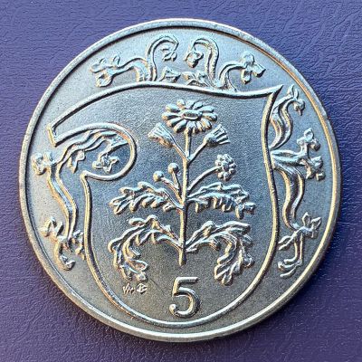 Isla de Man - Moneda 5...