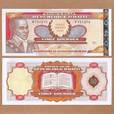 Haití - Billete 20 Gourdes...