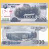 Corea del Norte - Billete espécimen 2.000 Won 2008