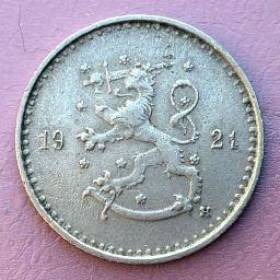 Finlandia - Moneda 25 Pennia 1921