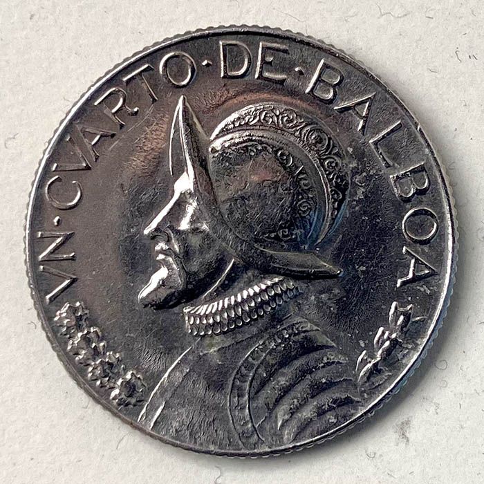 Panama - Coin 1/4 Balboa 1966