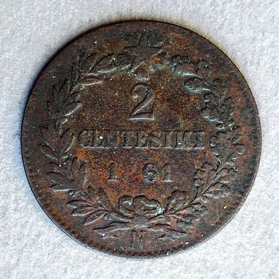 Italy - Coin 2 cents 1861 N