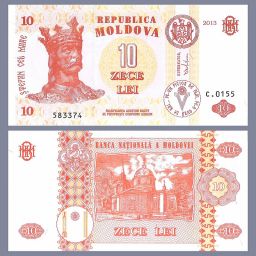Moldavia - Billete 10 Lei 2013