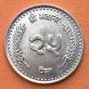 Nepal - Moneda 25 Paisa 1997