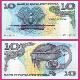 Papúa Nueva Guinea - Billete 10 Kina 1980