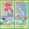 Estados del Caribe Oriental - Billete 2 Dólares 2023