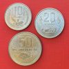 Laos - Lote monedas 10 - 20 y 50 Att 1980