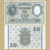 Suecia - Billete 10 Coronas 1958