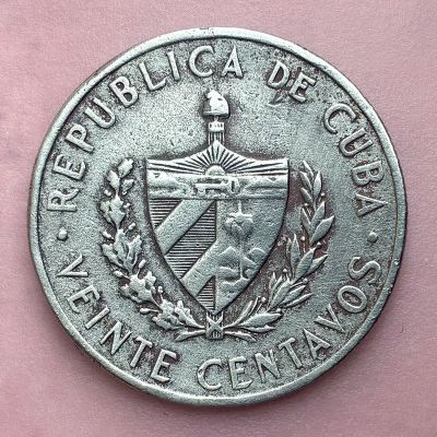 Cuba - Moneda 20 centavos 1962