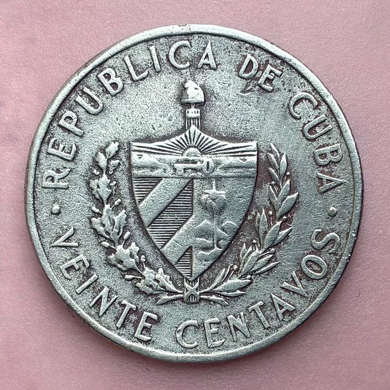 Cuba - Moneda 20 centavos 1962