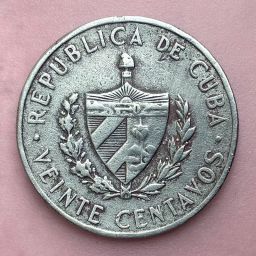 Cuba - Moneda 20 centavos 1962
