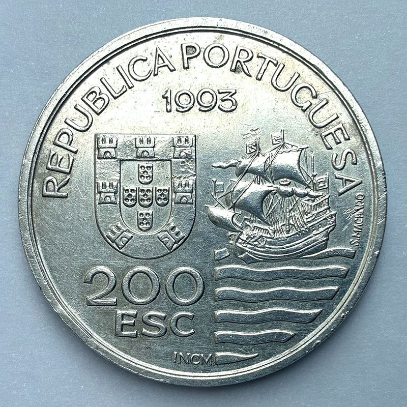 Portugal - Moneda 200 Escudos 1993 - Daimios Kiushu