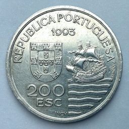Portugal - Moneda 200 Escudos 1993 - Daimios Kiushu