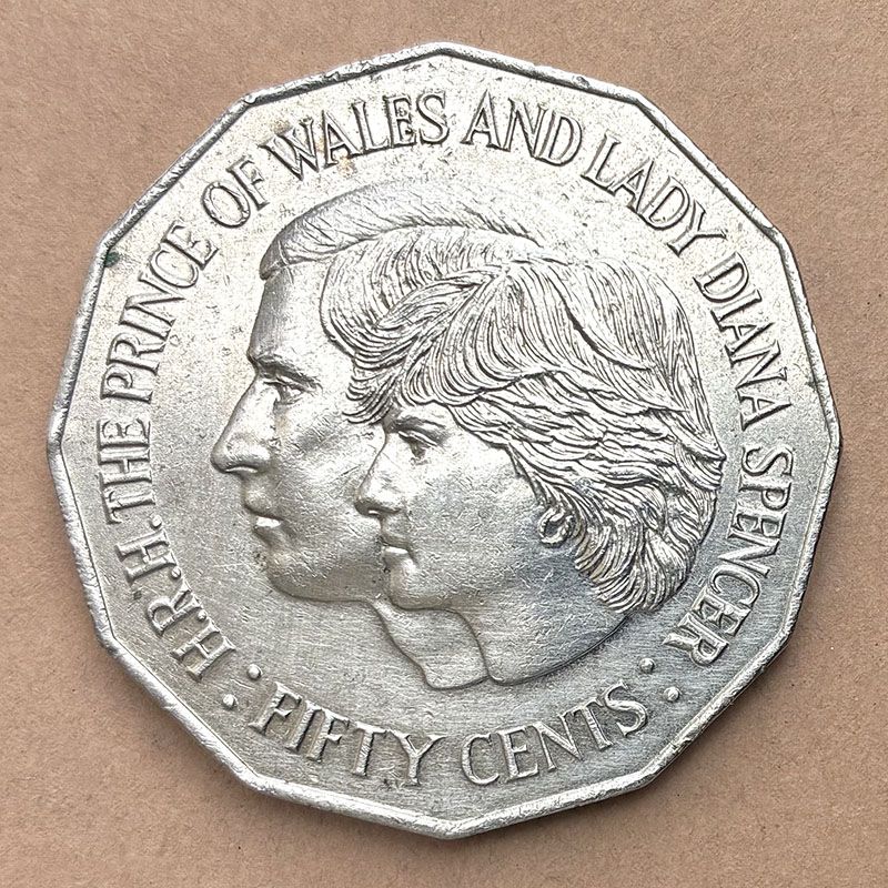 Australia - Moneda 50 centavos 1981