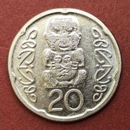 Nueva Zelanda - Moneda 20 centavos 2006