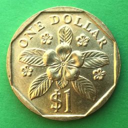 Singapore - Coin 1 Dollar 1997
