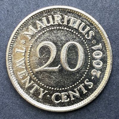 Mauritius - Coin 20 cents 2001