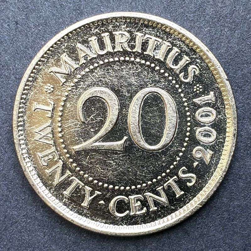 Mauricio - Moneda 20 centavos 2001