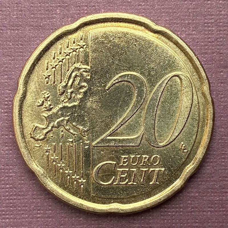 Francia - Moneda 20 centavos de Euro 2020