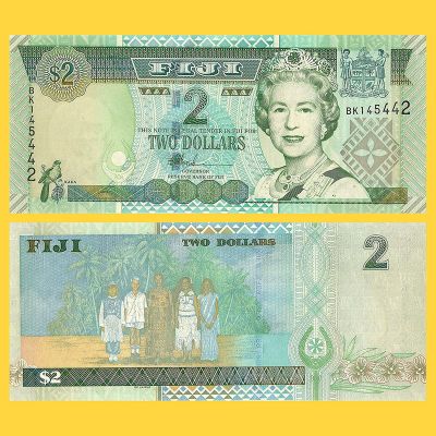 Fiji - Banknote 2 Dollars 2002
