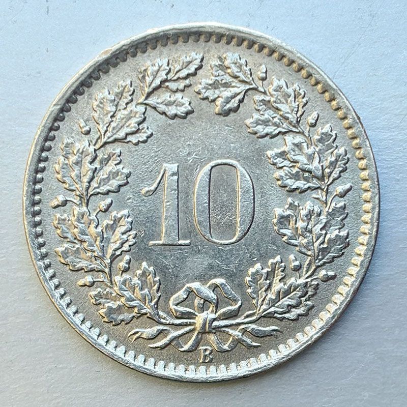 Switzerland - Coin 10 Rappen 1967