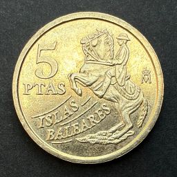 Spain - Coin 5 Pesetas 1997 (Islas Baleares)