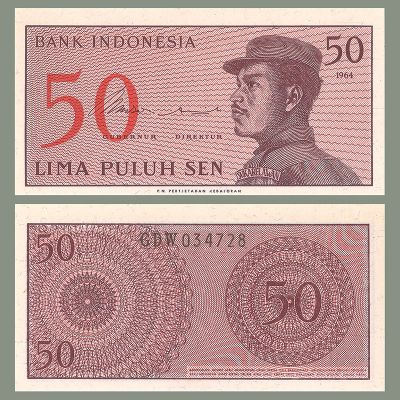 Indonesia - Billete 50 Sen...
