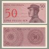 Indonesia - Billete 50 Sen 1964