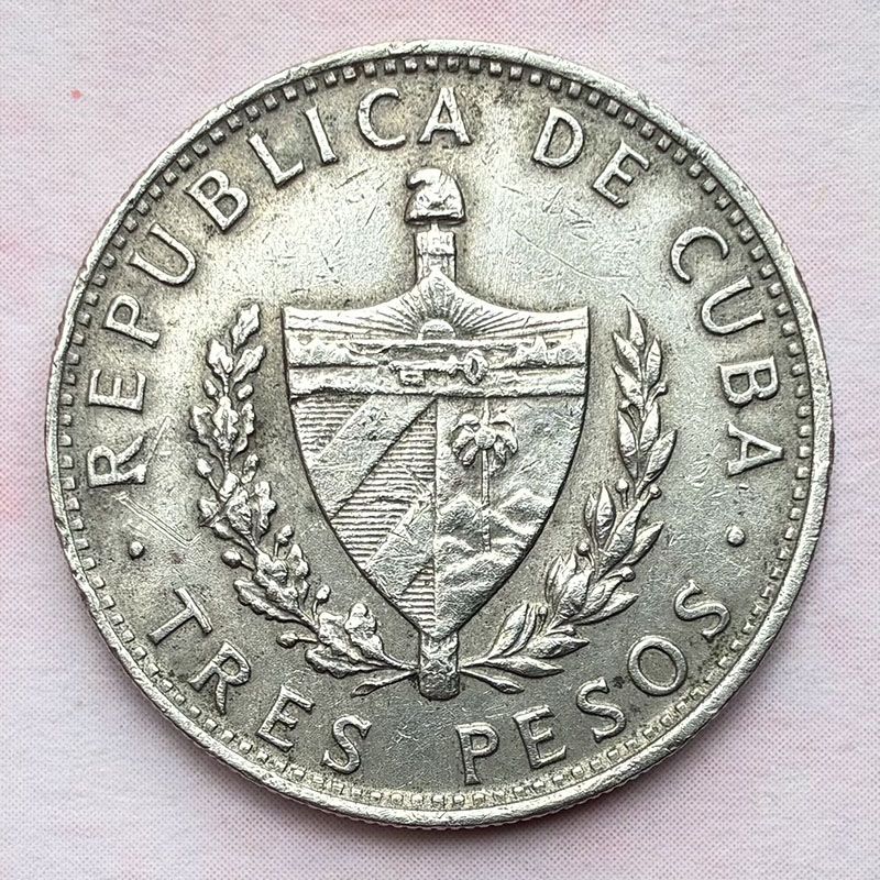 Cuba - Coin 3 Pesos 1990