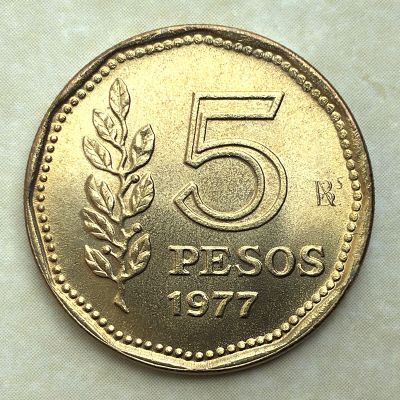 Argentina - Coin 5 Pesos...