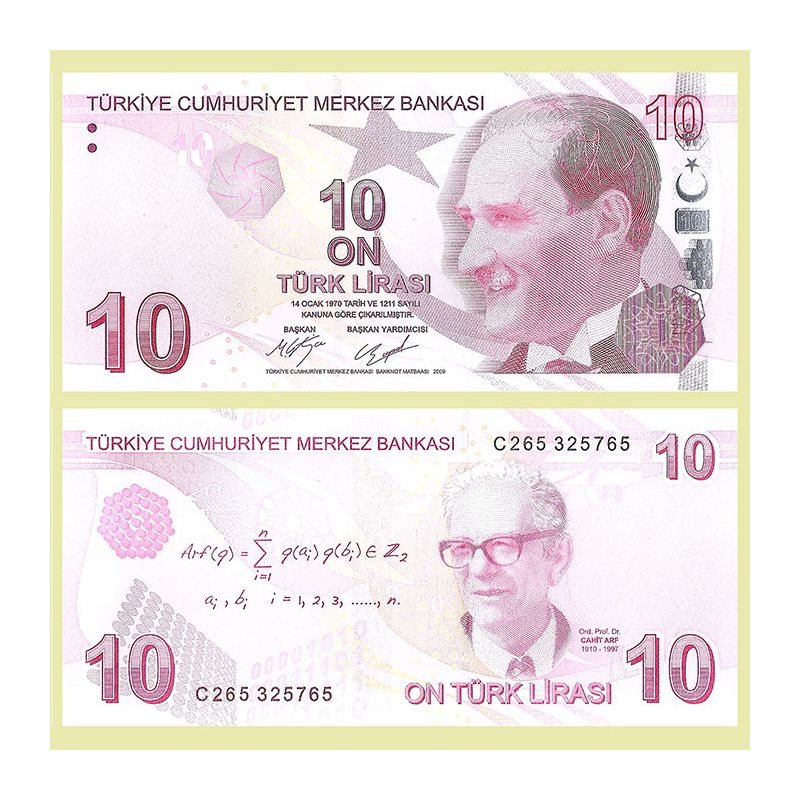 Türkiye - Banknote 10 Lira 2009