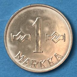 Finlandia - Moneda 1 Markka 1962