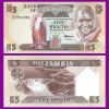 Zambia - Billete 5 Kwacha 1986