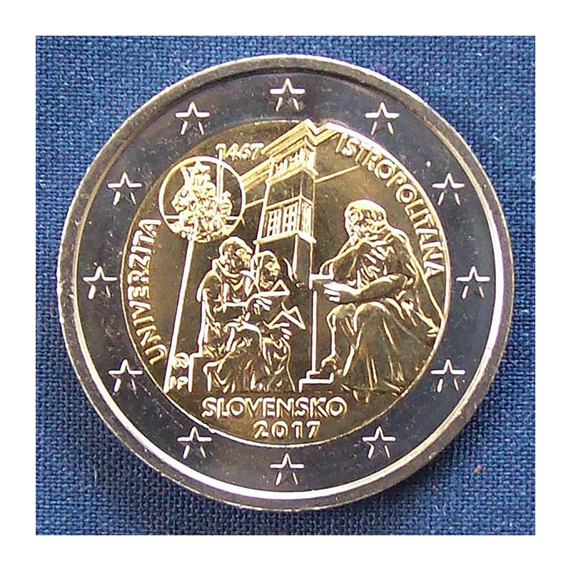 Eslovaquia - Moneda 2 Euros 2017 - Universidad Istropolitana