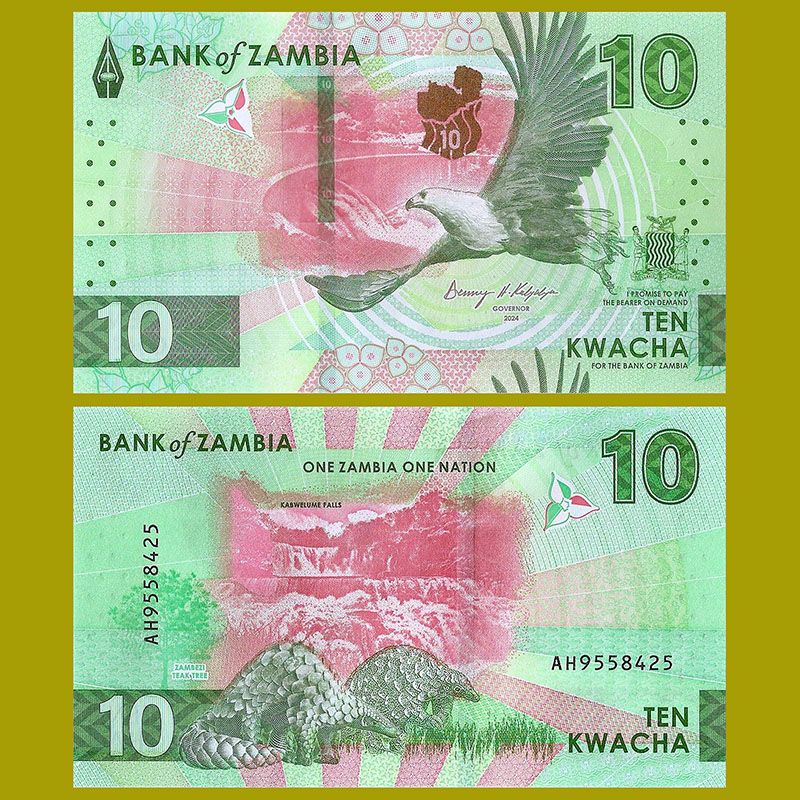 Zambia - Billete 10 Kwacha 2024