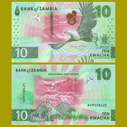 Zambia - Billete 10 Kwacha 2024