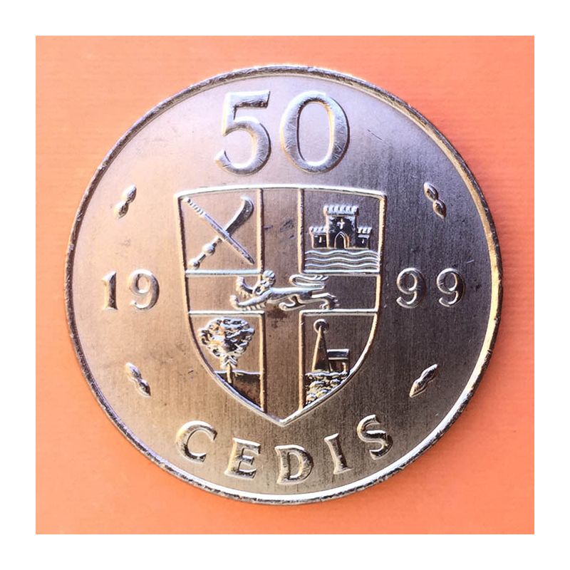 Ghana - Coin 50 Cedis 1999