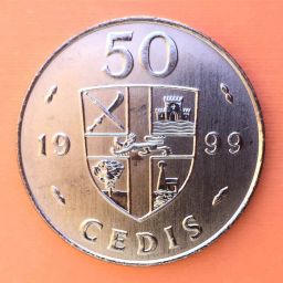 Ghana - Moneda 50 Cedis 1999
