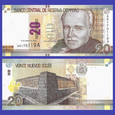 Perú - Billete 20 Nuevos...