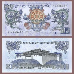 Bután - Billete 1 Ngultrum 2013