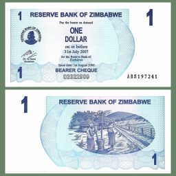Zimbabue - Billete 1 Dólar 2006